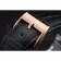 A. Lange & Sohne Grand Lange 1 Moon Phase Black Dial Rose Gold Case Black Leather Strap