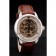 Emporio Armani Meccanico Brown Leather Strap Open Dial 98249
