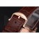 IWC Portofino Moon Phase Silver Dial Rose Gold Case Diamonds Bezel Brown Leather Strap
