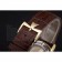 Swiss Vacheron Constantin Patrimony Contemporaine Gold Diamond Case White Dial Brown Leather Bracelet  622686