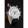 Patek Philippe Grand Complications Moon Phase White Dial Black Leather Bracelet
