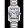 Cartier Tank Anglaise 30mm White Dial Stainless Steel Case And Bracelet