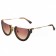 Miu Miu Rounded Cut Off Cat-Eye Orange Sunglasses 308042