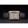 Cartier Tank Anglaise 30mm White Dial Gold Case Black Leather Bracelet