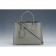 Prada Saffiano Double Tote Grey