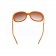 Hermes Oversized Round Frame Brown Sunglasses 308099