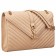 Saint Laurent Classic Monogram Satchel Beige 607881