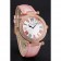 Franck Muller Double Mistery Ronde White Dial Rose Gold Case Light Pink Leather Strap