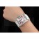 Franck Muller Master Square Color Dreams Diamonds Case White Leather Band  622356