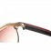 Prada Sporty Gold Frame Linea Rossa Logo Sunglasses 308306