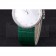 La D de Dior Green Leather Strap with White Dial  621507