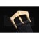 Patek Philippe Swiss Calatrava Ribbed Bezel White Dial Black Leather Strap 7642