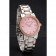 Burberry The City Pink Dial Rose Gold Diamond Bezel Stainless Steel Case Two Tone Bracelet