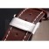 Audemars Piguet Royal Oak Fondation Gray Dial Stainless Steel Case Brown Leather Strap