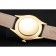 Swiss Rolex Cellini Black Dial Gold Markings Gold Case Black Leather Strap