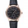 Vacheron Constantin Patrimony Power Reserve Black Dial Rose Gold Case Black Leather Bracelet  1454265