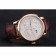 A. Lange & Sohne Lange 1 White Dial Rose Gold Case Brown Leather Strap