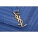 Saint Laurent Classic Monogram Satchel Rolay Blue 607883