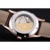 Patek Philippe Calatrava White Dial Diamond Numerals Rose Gold Case Brown Leather Strap  622834
