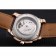 Cartier Calibre Tourbillon White Dial Gold Case Brown Leather Strap  622753