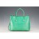 Prada Double Tote Crocodile Leather Bag Green
