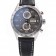 Tag Heuer Swiss Carrera Tachymeter Bezel Black Leather Strap Checkered Brown Dial