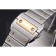 Swiss Cartier Santos De Cartier Galbee Yellow Gold and Steel Case Steel Bracelet   622643
