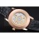 Swiss Vacheron Constantin Patrimony Grand Taille Black Dial Rose Gold Case Brown Leather Bracelet  1454169