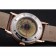 Swiss Vacheron Constantin Patrimony Contemporaine Rose Gold Case White Dial Brown Leather Bracelet  622680