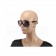 Hermes Oversized Round Frame Black Sunglasses 308097