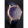 Swiss IWC Portugieser Power Reserve Blue Dial Rose Gold Case Blue Leather Strap