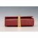 Saint Laurent Medium Tassel Crocodile Leather Clutch Bag Dark Red