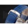 Omega DeVille Silver Bezel with White Dial and Blue Leather Strap  621568