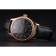 Swiss Rolex Cellini Black Dial Rose Gold Markings Rose Gold Case Black Leather Strap
