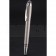 MontBlanc Starwalker Horizontally Grooved Silver Ballpoint Pen With Cap  622809