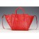 Celine Phantom Medium Red Crocodile Leather