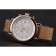 Hamilton Navy Pioneer Chrono White Dial Rose Gold Case Light Brown Leather Strap