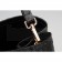 Prada Double Tote Ostrich Leather Bag Black