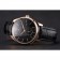Patek Philippe Calatrava Date Black Dial Rose Gold Case Black Leather Strap