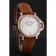 Panerai Radiomir White Dial Diamond Bezel Rose Gold Case Brown Suede Leather Strap 1453799