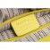 Salvatore Ferragamo Pebbled Leather Sofia Medium Yellow 608264
