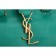 Saint Laurent Monogram Cabas Small Leather Bag Green