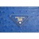 Prada Double Tote Ostrich Leather Bag Blue