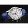 Omega DeVille Silver Bezel with White Dial and Blue Leather Strap  621568