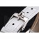 Omega De Ville Prestige Small Seconds White Dial Diamond Bezel Stainless Steel Case White Leather Strap