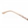 Hermes Large Oversized Beige Frame Sunglasses with Metallic Logo 308102