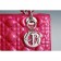 Dior Small  Lady Cannage Bag Patent Leather Fuchsia