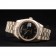 Rolex Swiss DayDate Gold Stainless Steel Ribbed Bezel Black Dial 41998