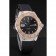Swiss Tag Heuer Aquaracer Calibre 5 Black Dial Gold Bezel Stainless Steel Case Black Rubber Strap