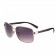 Prada Square Linea Rossa Logo Gold Frame Sunglasses 308220